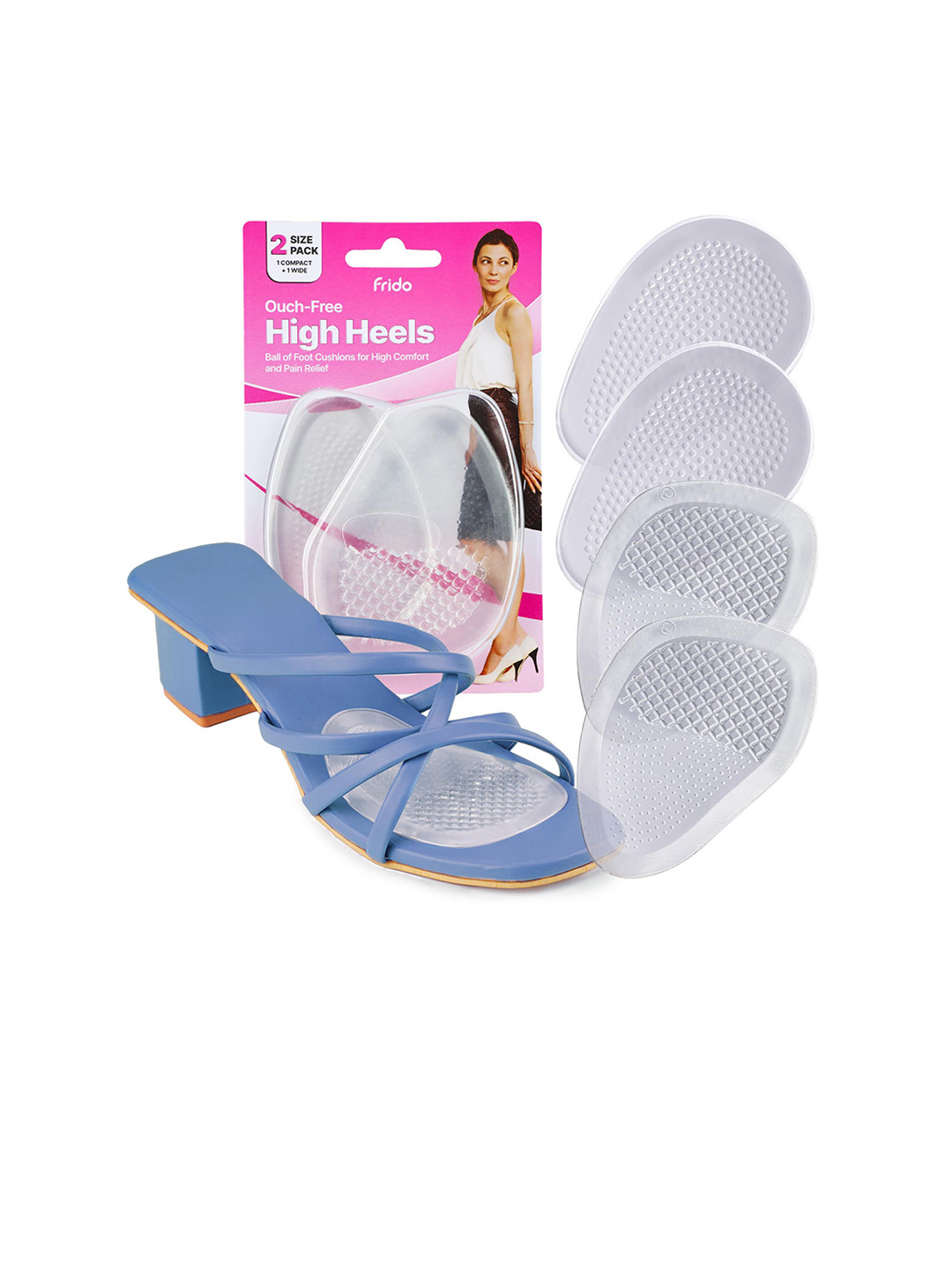 FRIDO Set Of 2 Frido High Heels Ball of Foot Cushions