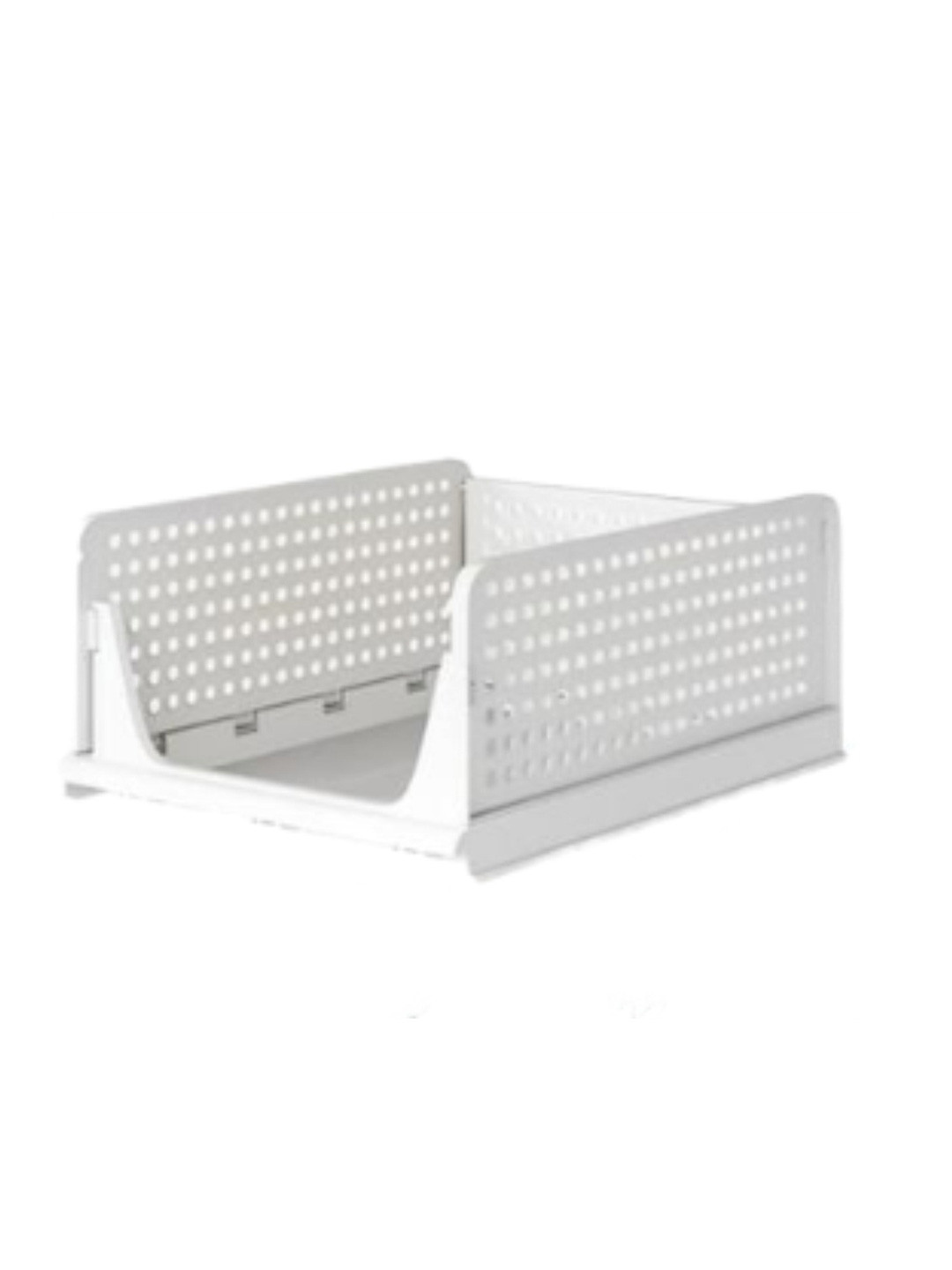 JD FRESH White Stackable Cupboards Organisers