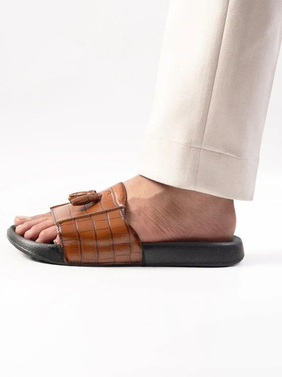 MONKSTORY Men Old Money Tassel Sliders