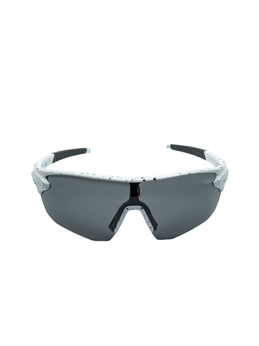 Opticsfit Unisex Oversized Sunglasses with Polarised and UV Protected Lens 3094-Whiteblack