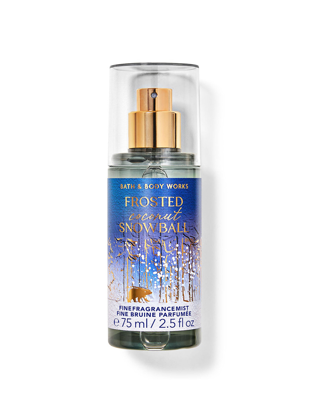 Bath & Body Works Frosted Coconut Snowball Travel Size Fine Fragrance Mist - 75 ml
