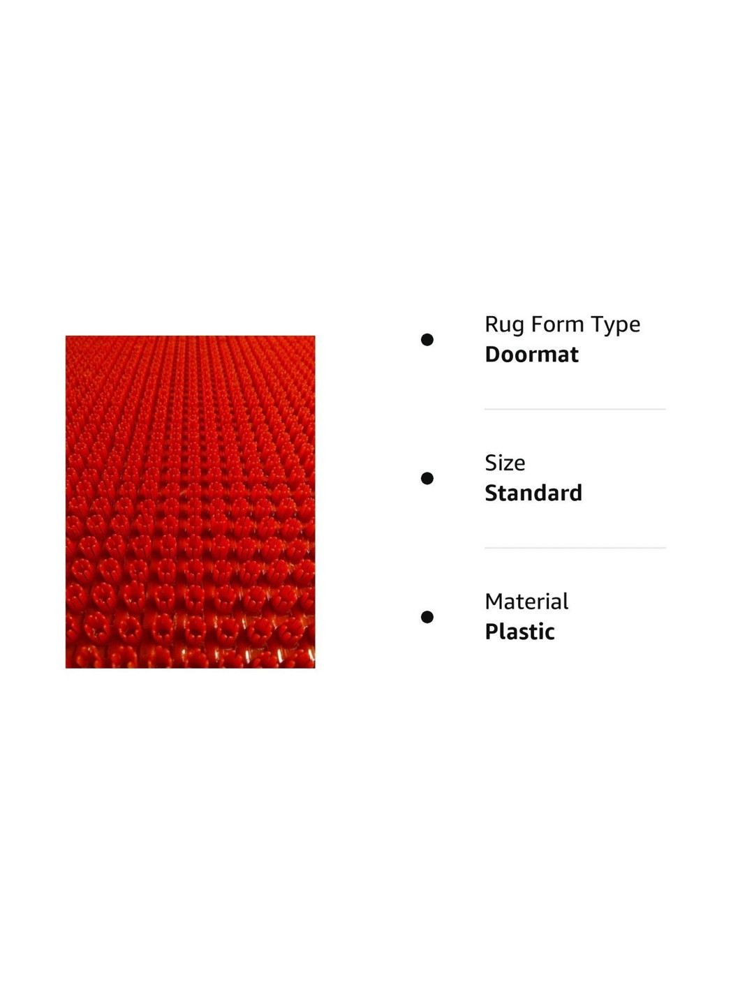 Mopak Decor Red Self-Designed Anti-Skid & Waterproof Doormat