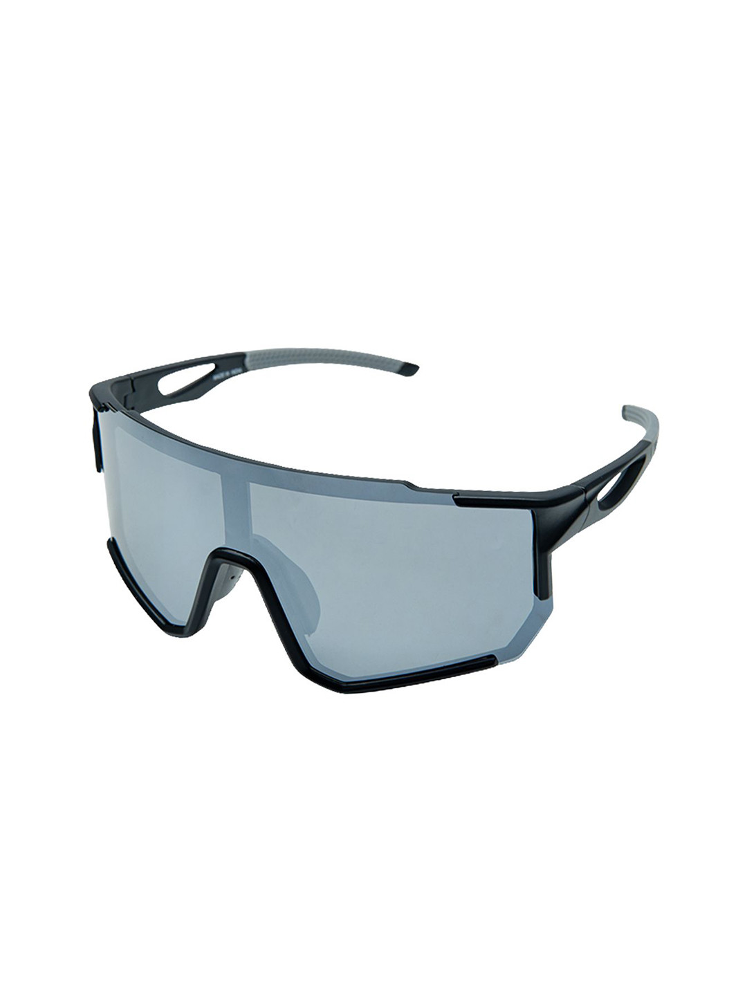 Opticsfit Unisex Oversized Sunglasses Polarised and UV Protected Lens 3106-BlackSilver