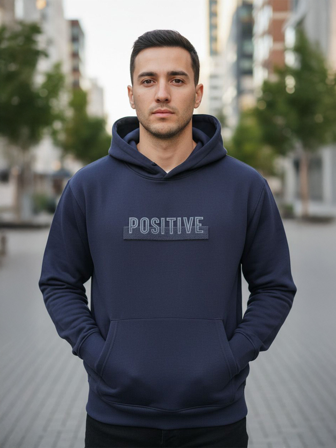 Mast & Harbour Men Hooded Long Sleeves Graphic Print Sweatshirt