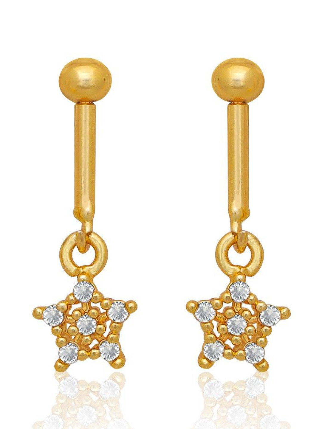 Raj And Deb Gold-Plated Brass Earrings