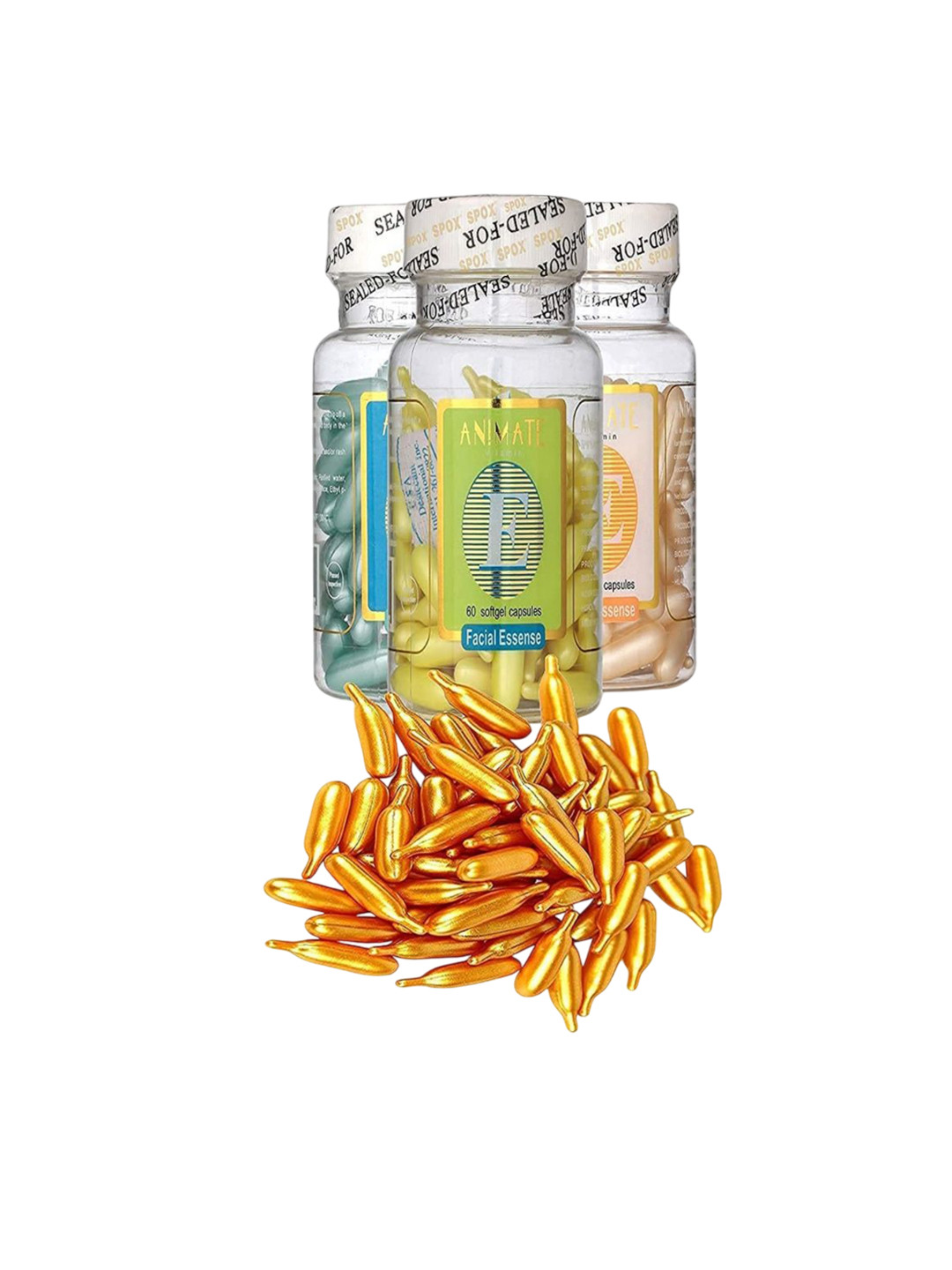 balwrick Vitamin E Oil Capsules For Dark Spots - 60 Capsules