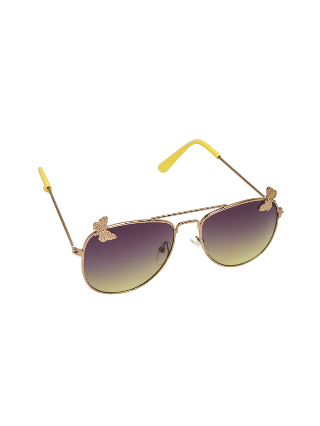 KIDSUN Girls Butterfly Sunglasses with UV Protected Lens 523_GOLD_OLIVE