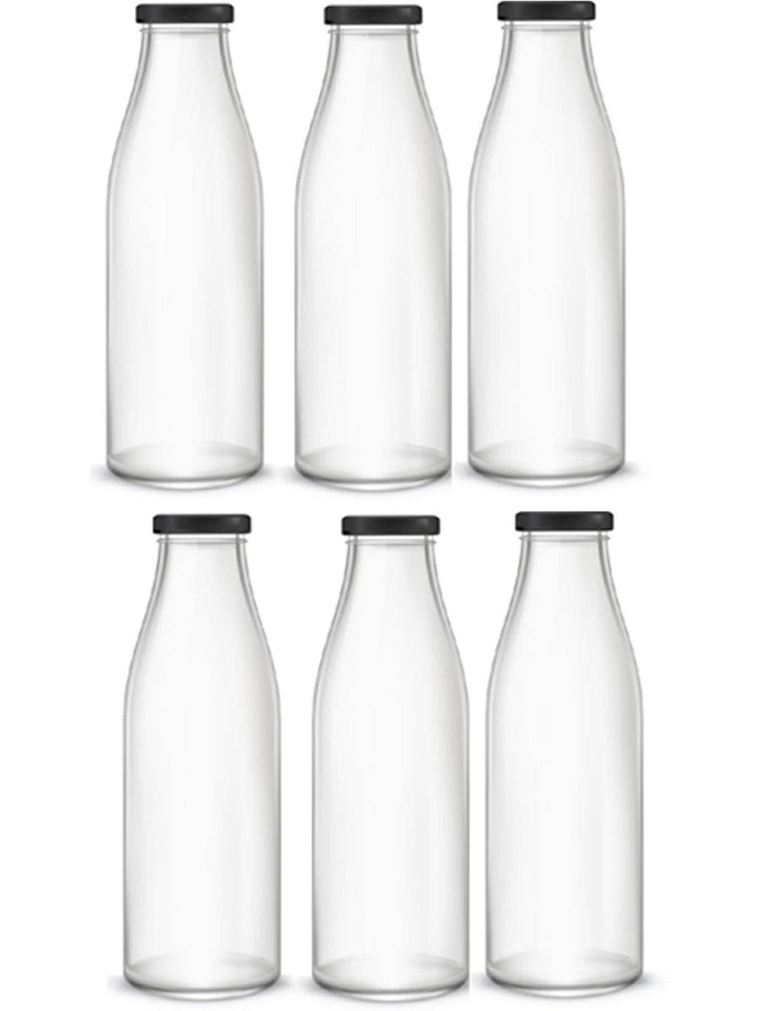 1ST TIME 6 Pieces Transparent Freezer Safe Water Bottles - 500 ml Each