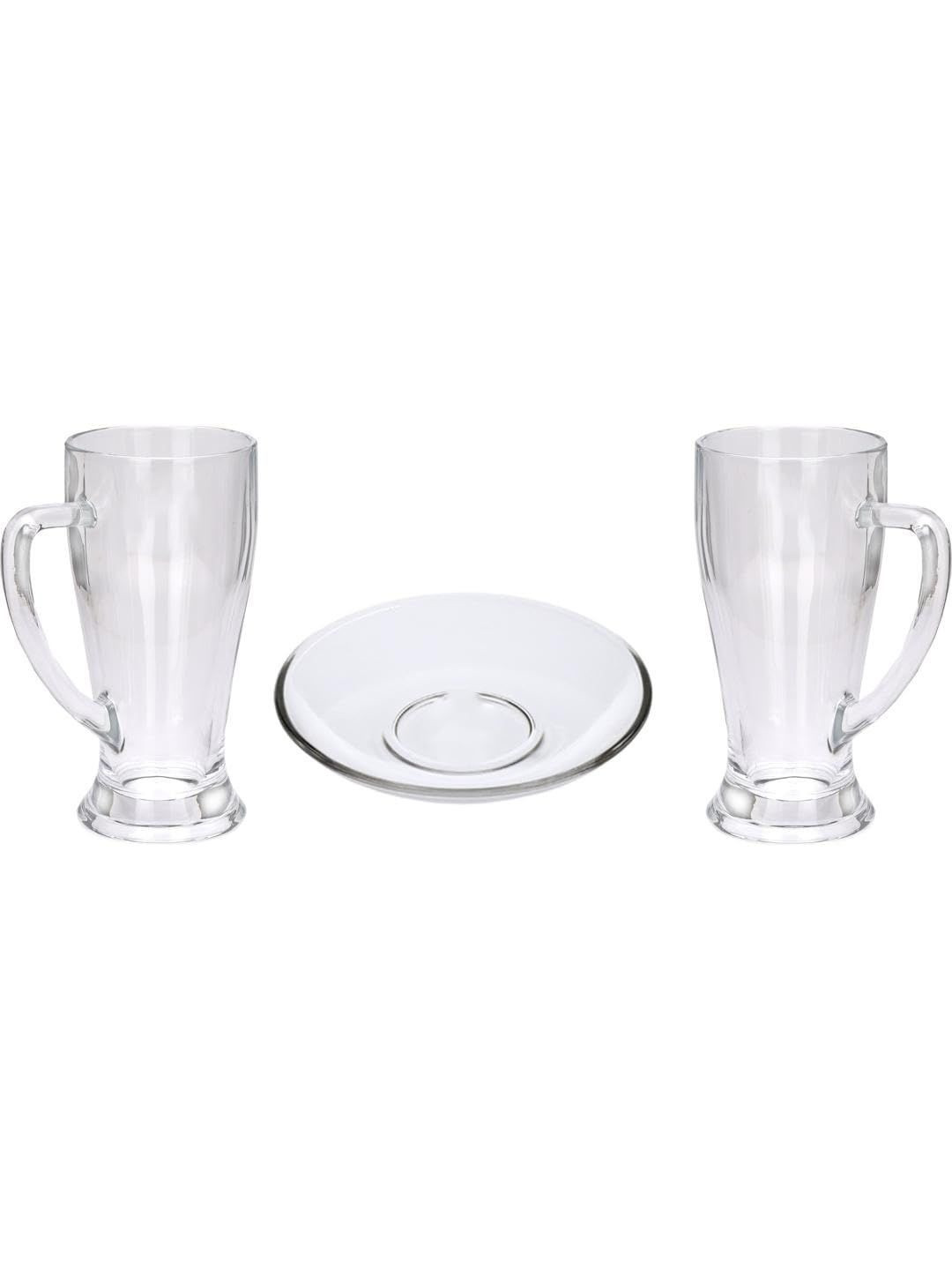 1ST TIME 3 Pieces Glass Dishwasher Safe Dinner Set