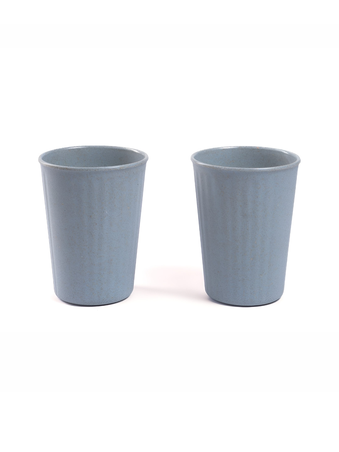 IRIDA NATURALS Blue 2 Pieces Rice Husk Dishwasher and Microwave Safe Cups 335ml