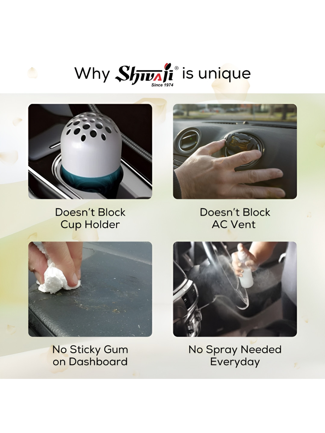 SHIVAJI Transparent Black Current Car Air Freshener - 8 ml