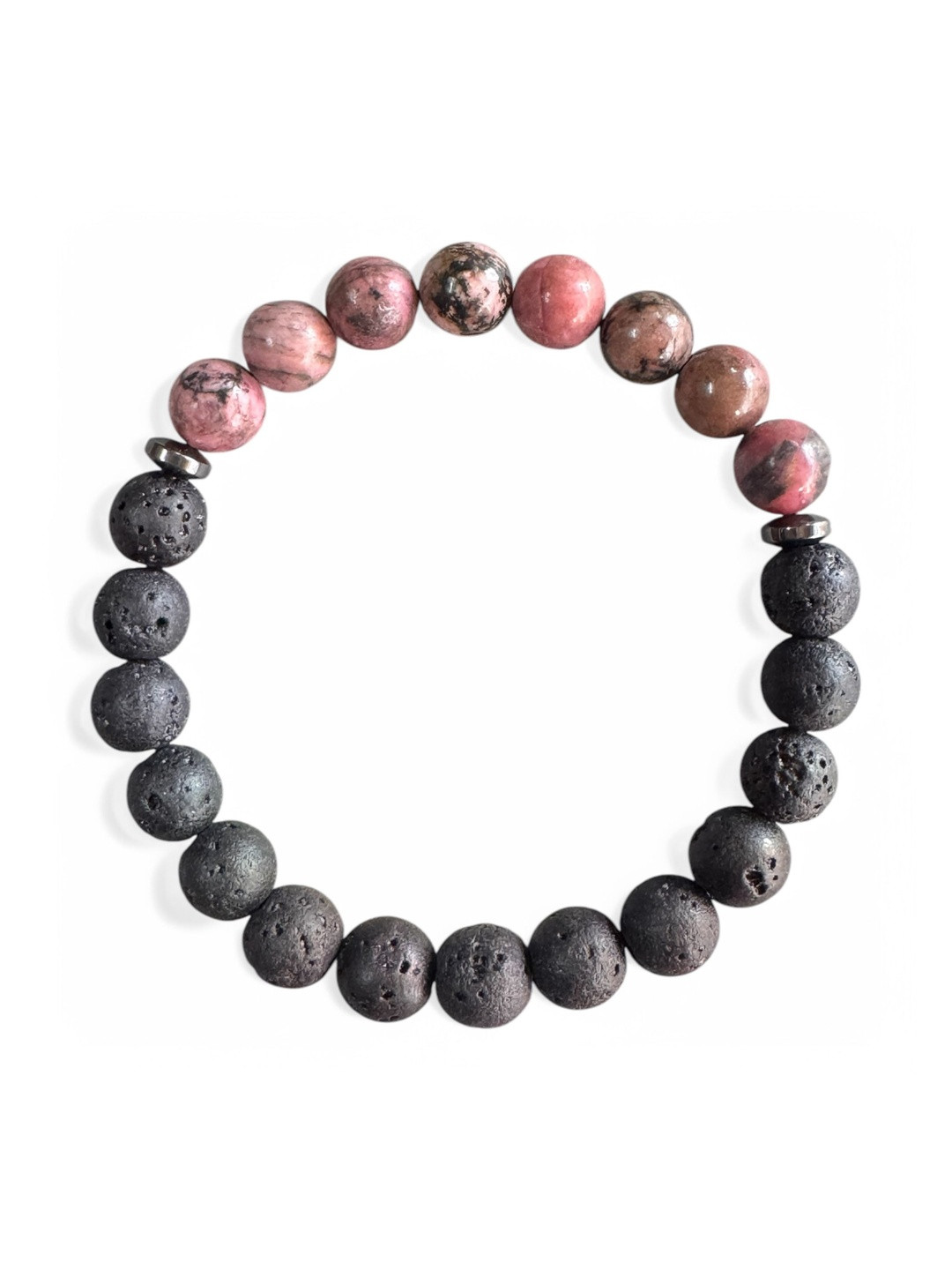 Gems Guru Unisex Pink Metal Crystals Drawstring Bracelet