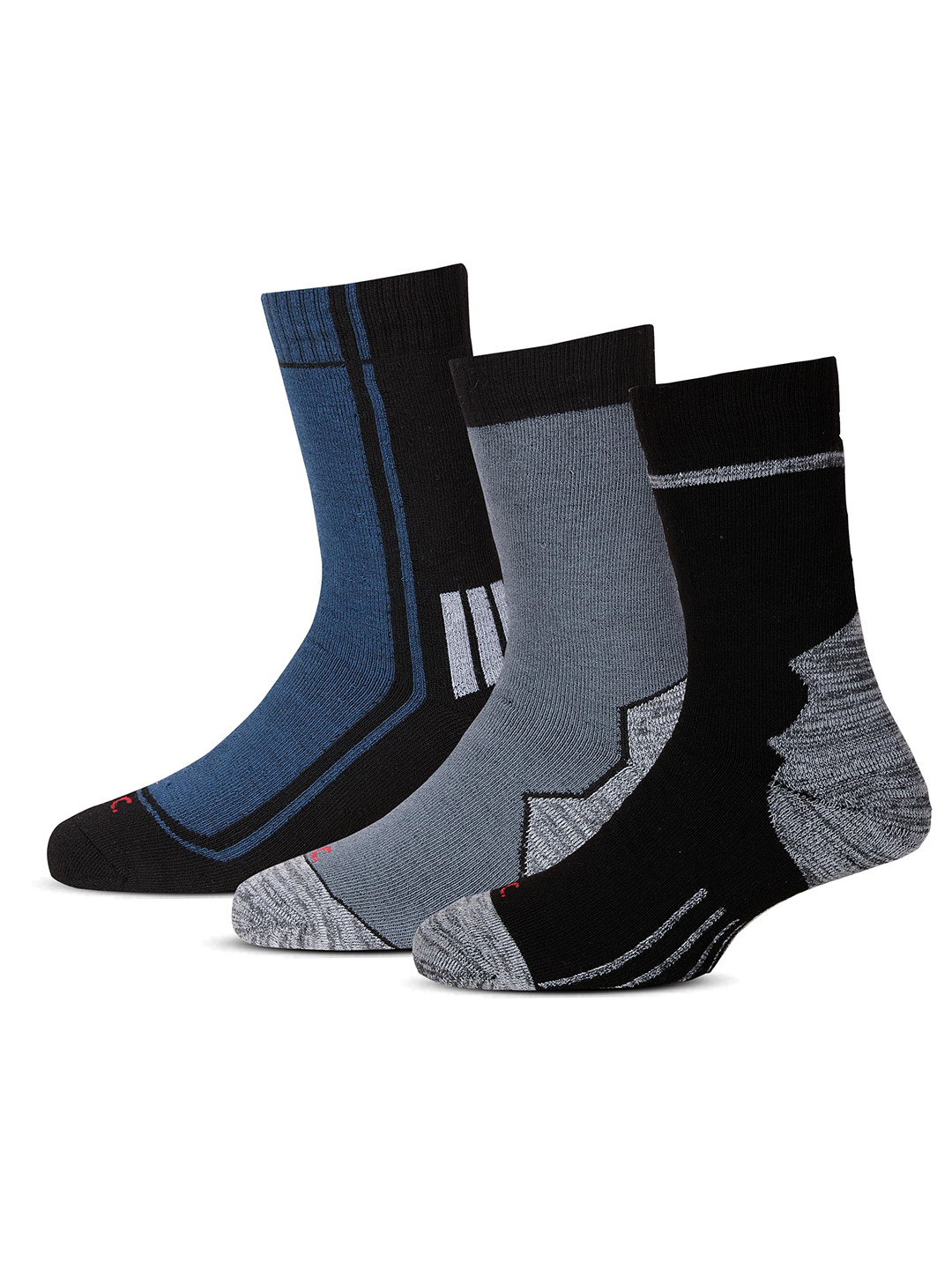 RC. ROYAL CLASS Hi-Performance Men Pack Of 3 Pair Calf Length  Socks
