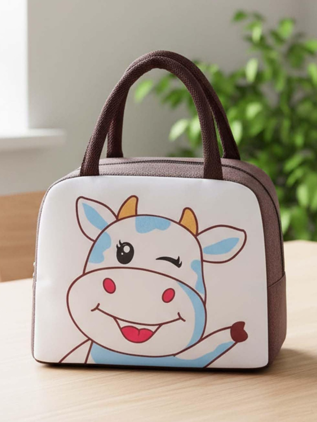 Go Hooked Women Winky Cow Design  Thermal Insulated Lunch Bag