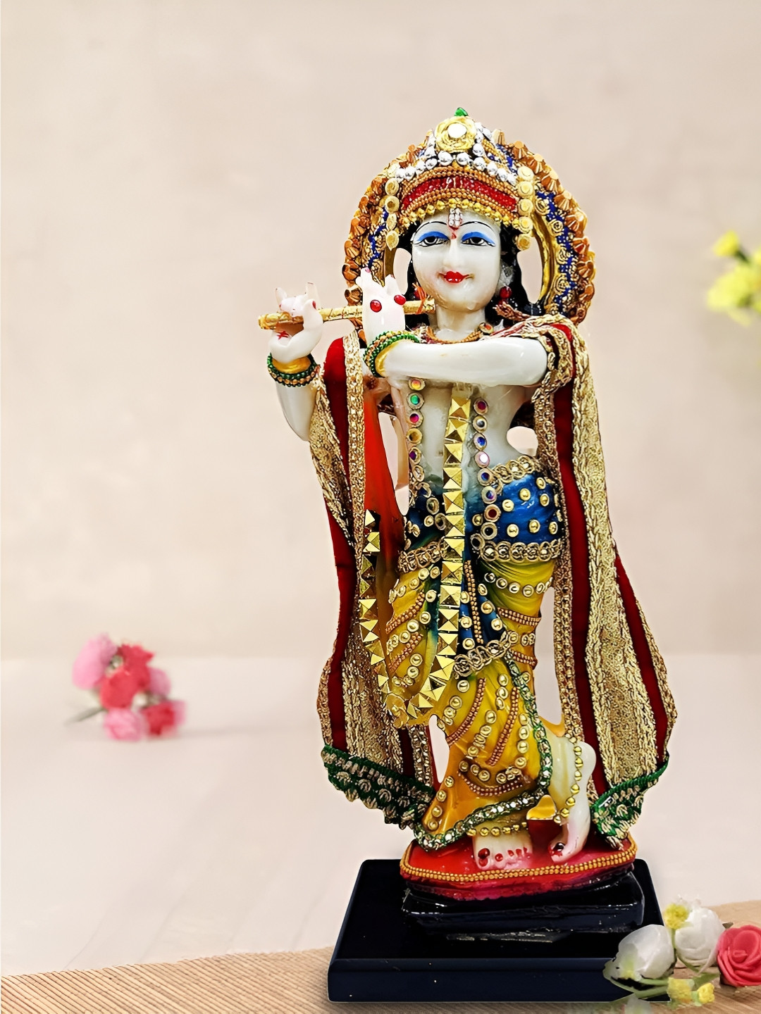 THE SACRED GIFTS White And Red Religious Idol Showpiece