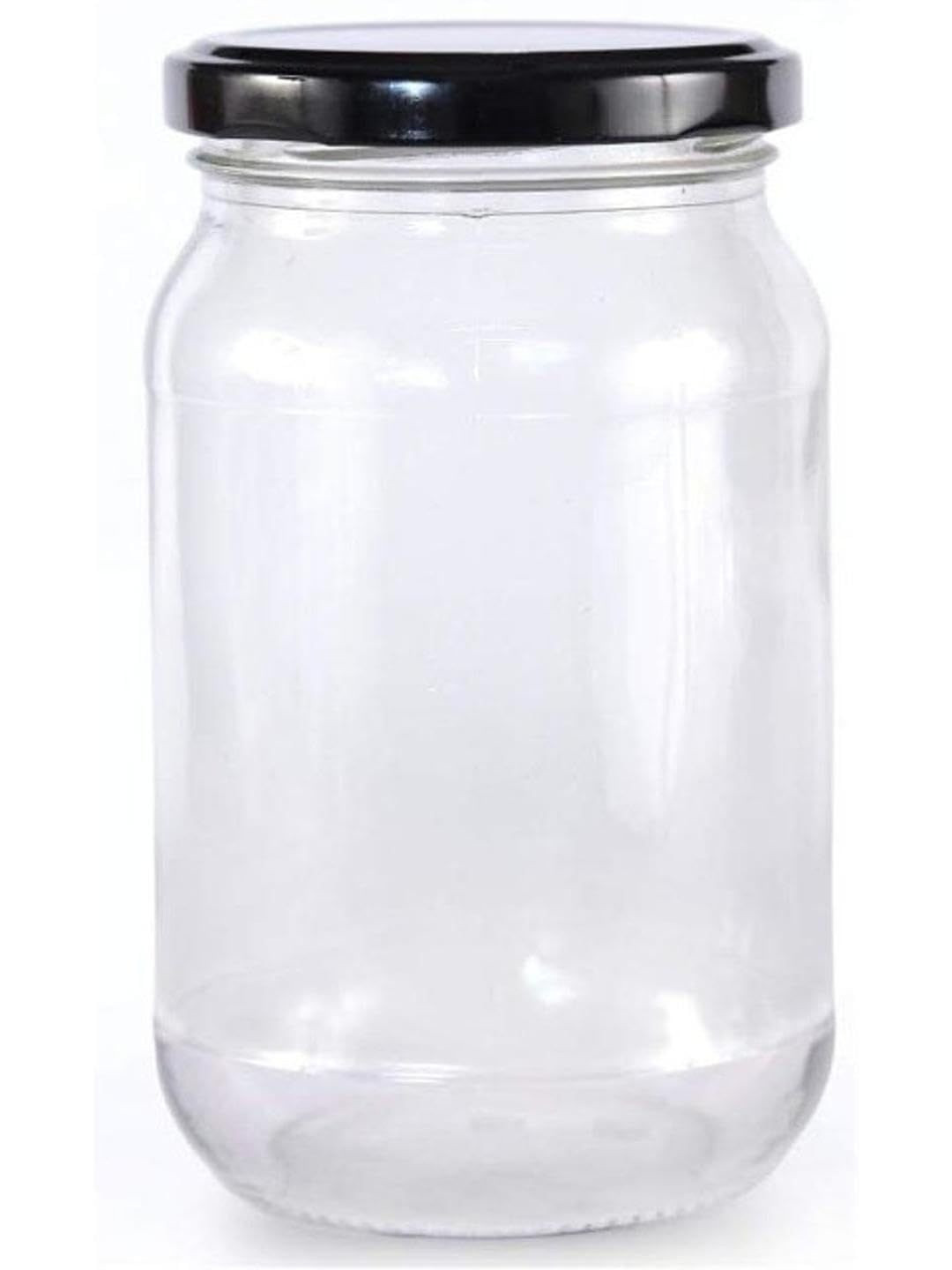 1ST TIME Transparent Dishwasher Safe Container Glass Jar