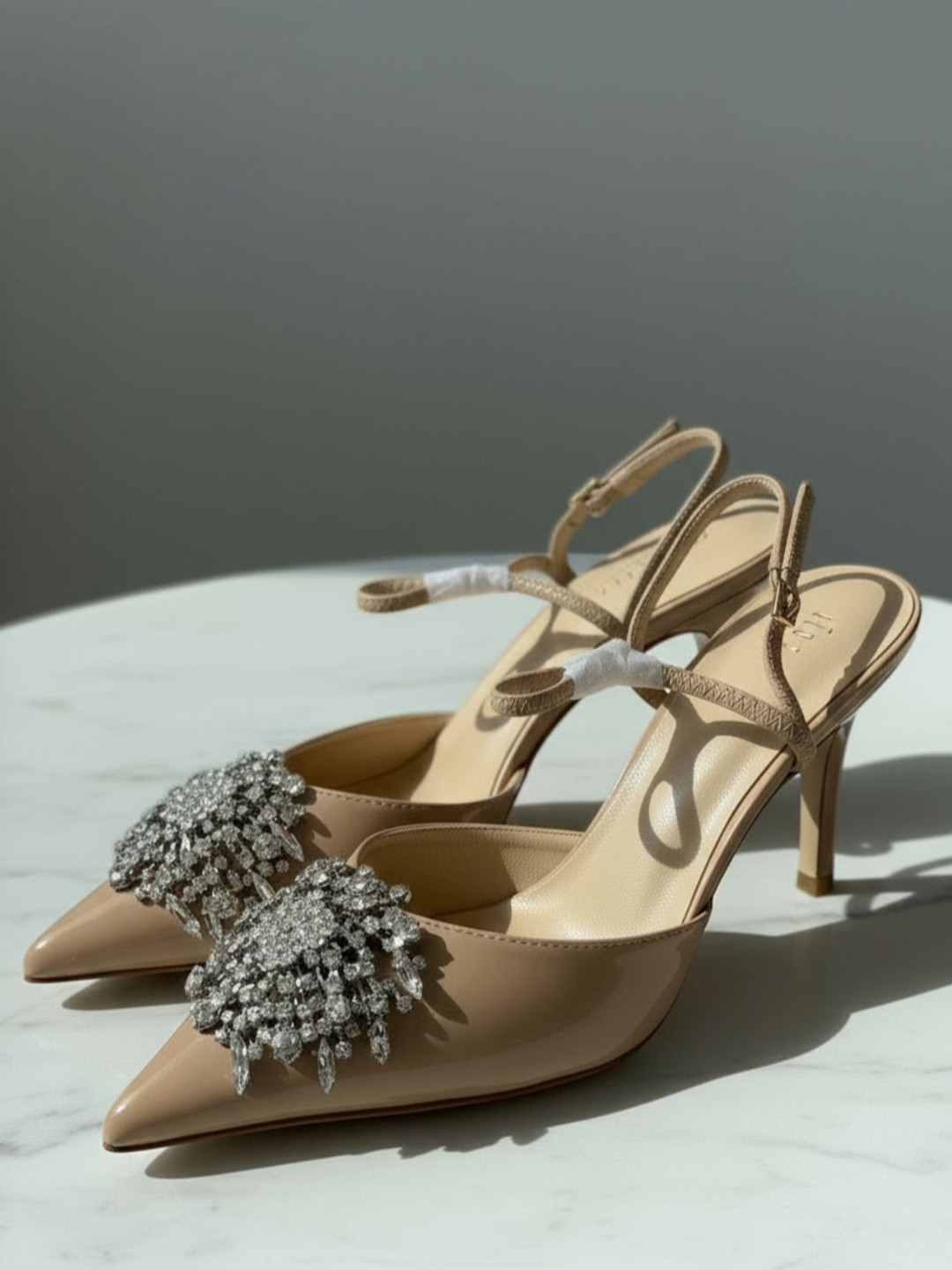 Ozzaro Bare Muse Women Embellished Party Slim Heels with Bows