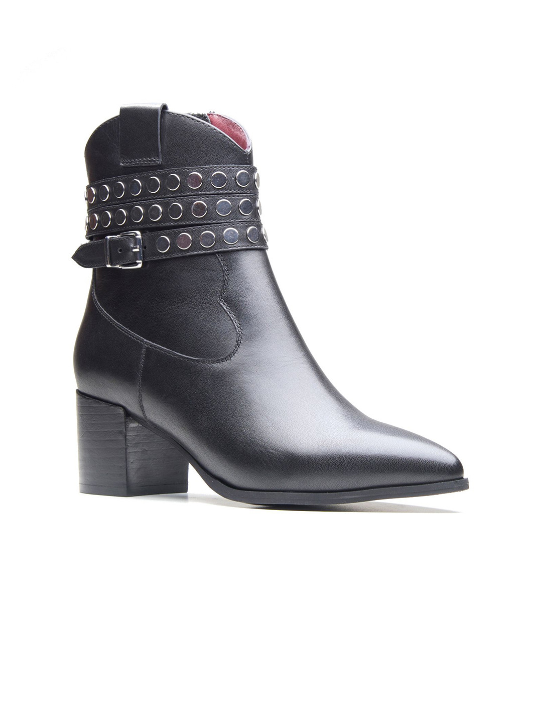 Peach Flores Kasango Women Leather Embellished Regular Boots