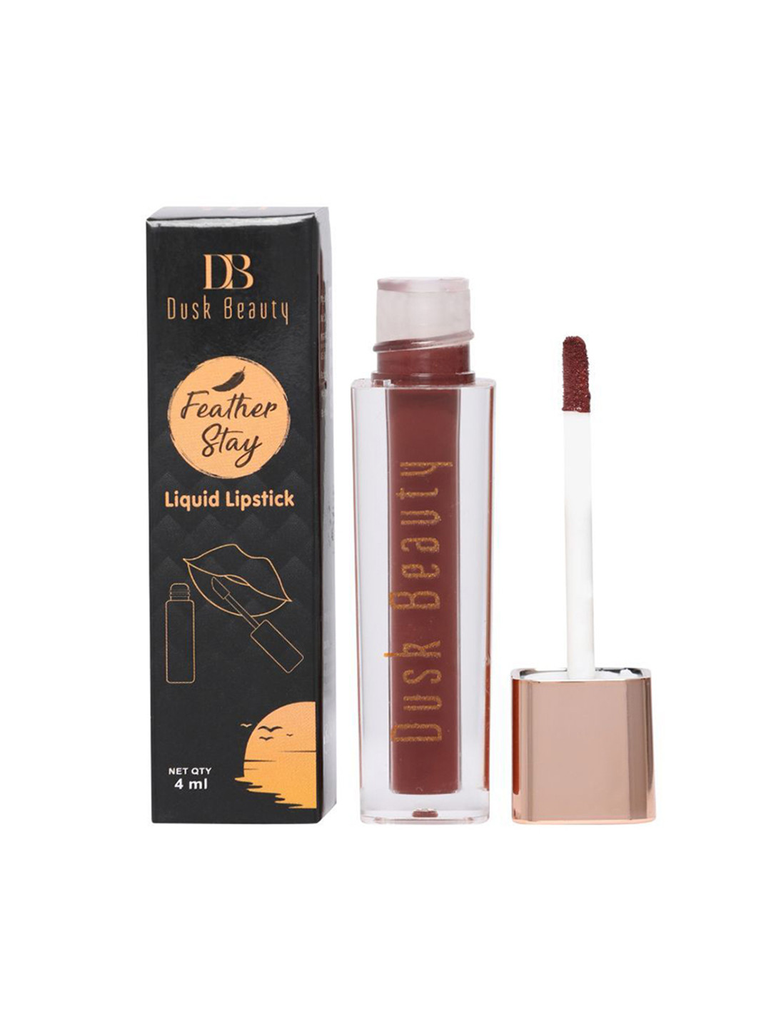 Dusk Beauty Set Of 4 Feather Stay Liquid Lipstick - 4 ml Each