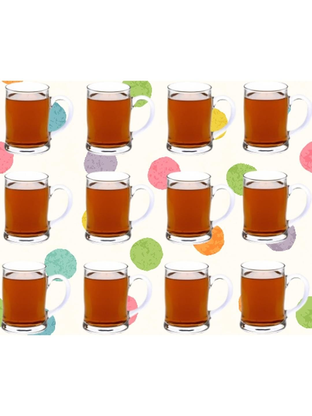 1ST TIME Set of 12 Transparent Elegant Royal Party Perfect Beer Glasses