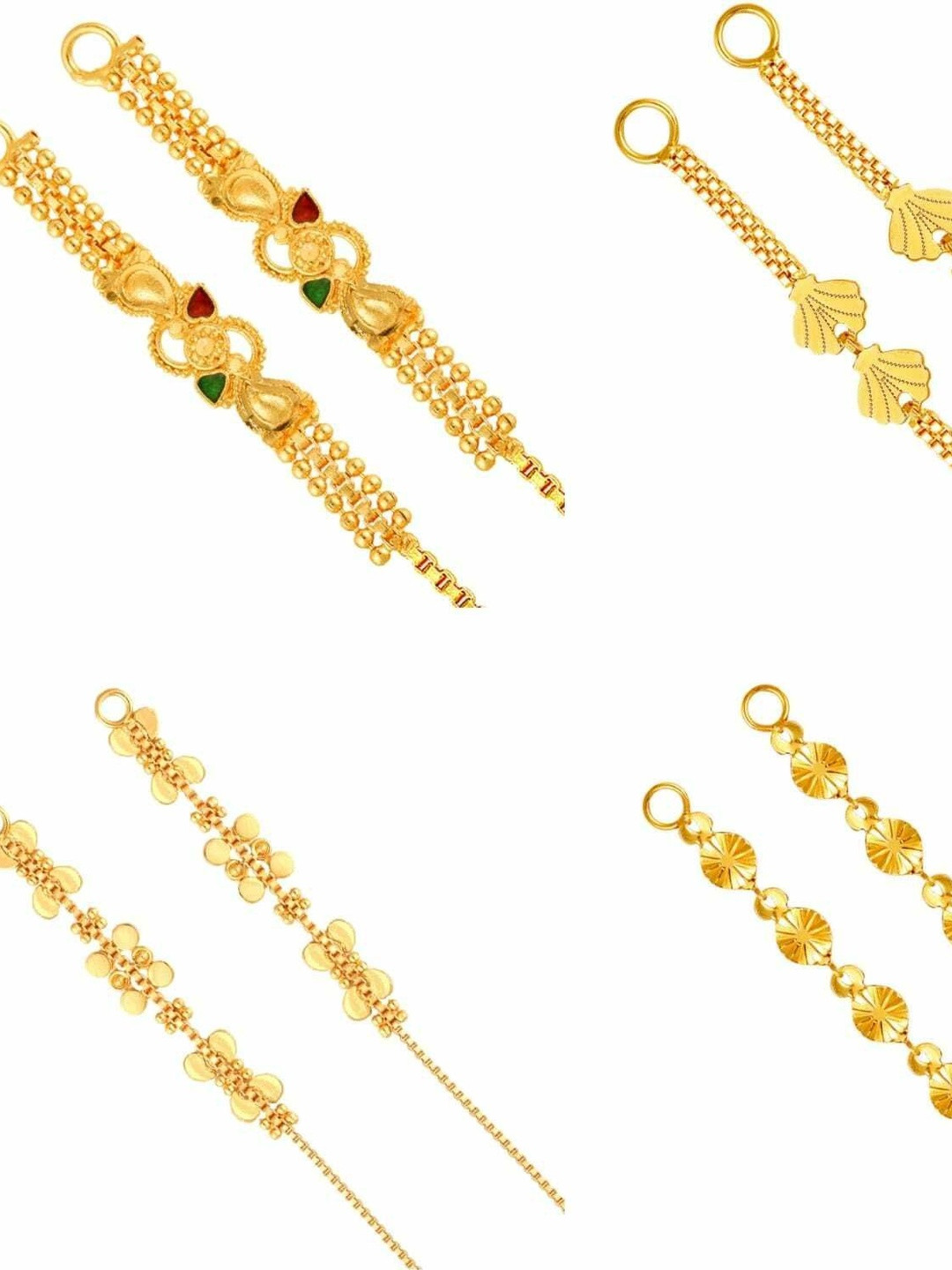 VIVASTRI Women Gold-Plated Alloy Earchains