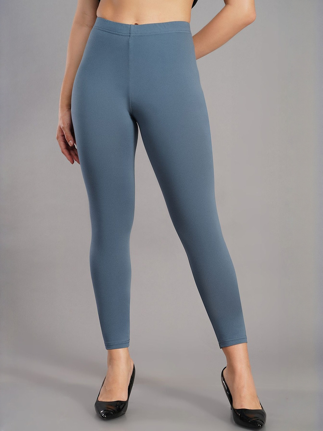 Shsuvia Women Solid Skinny Fit Ankle Length Leggings