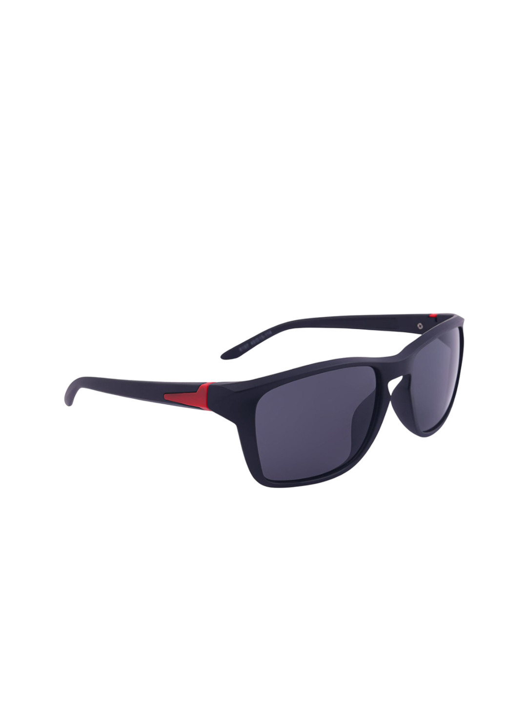 KIDSUN Boys Rectangle Sunglasses With UV Protected Lens 6197_BLACK_RED