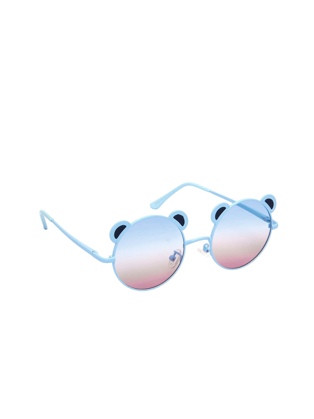 KIDSUN Girls Aviator Sunglasses with Polarised and UV Protected Lens 3022_BLUE_PINK