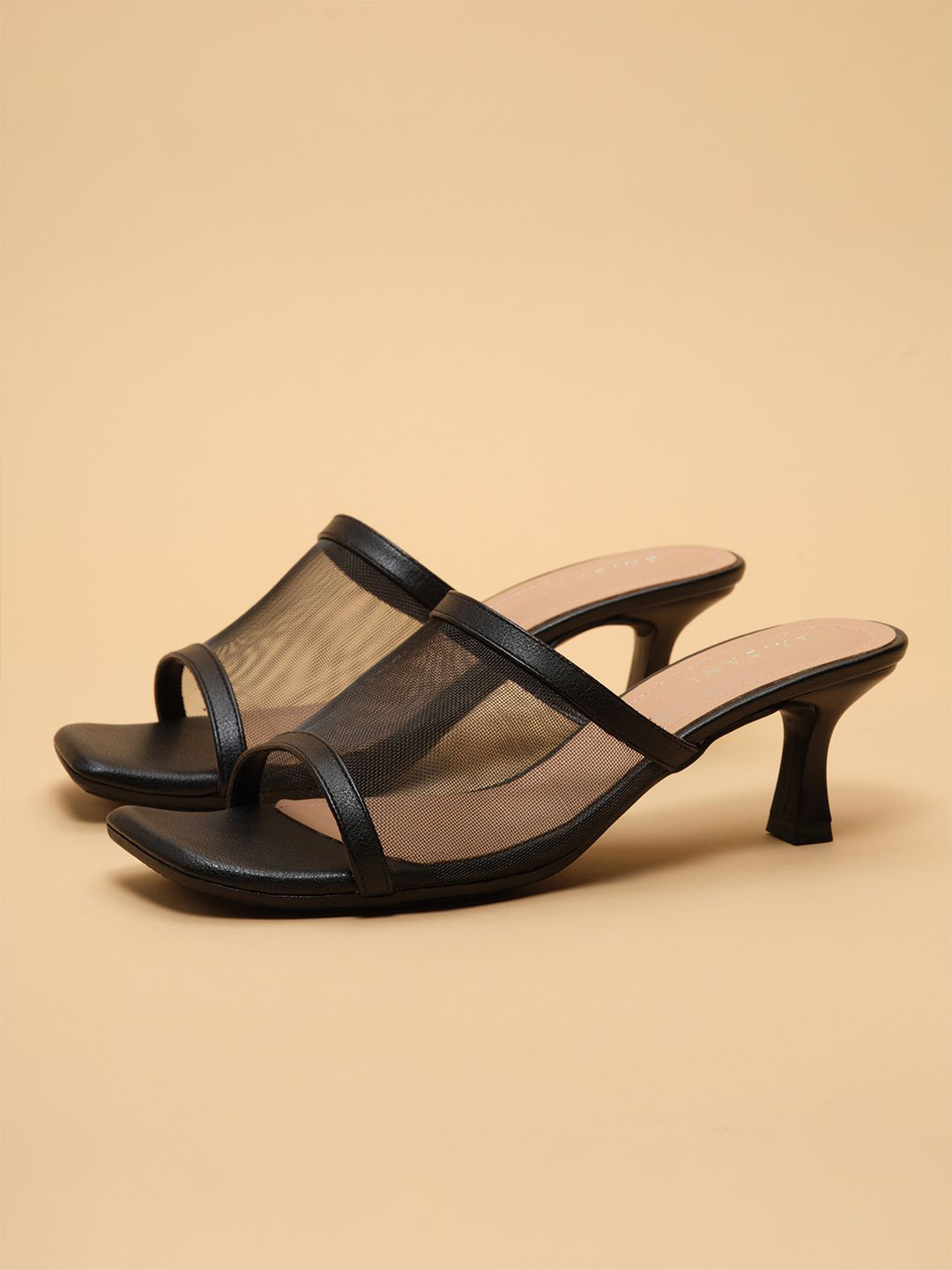 ERIDANI Women Open Toe Work Stiletto Sandals