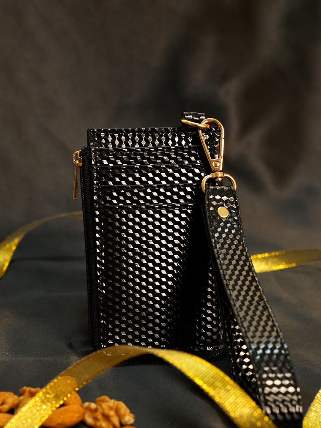 YUVA STREE Women Textured PU Card Holder