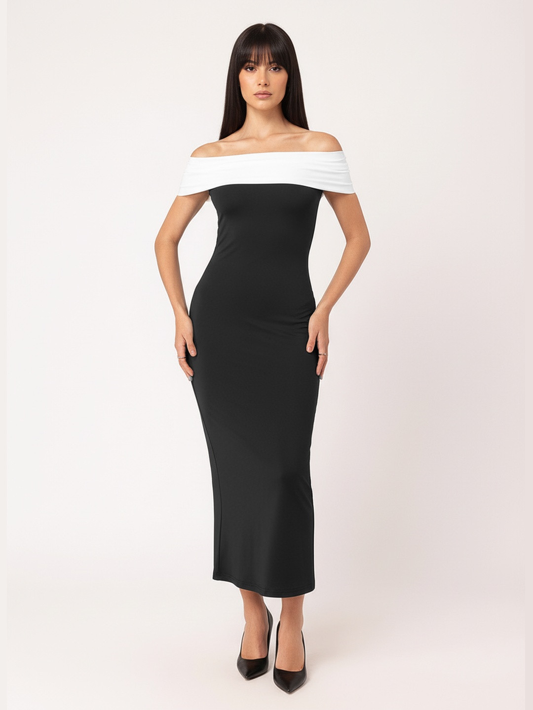 DressBerry Off-Shoulder Trendy Bodycon Bombshell Dress