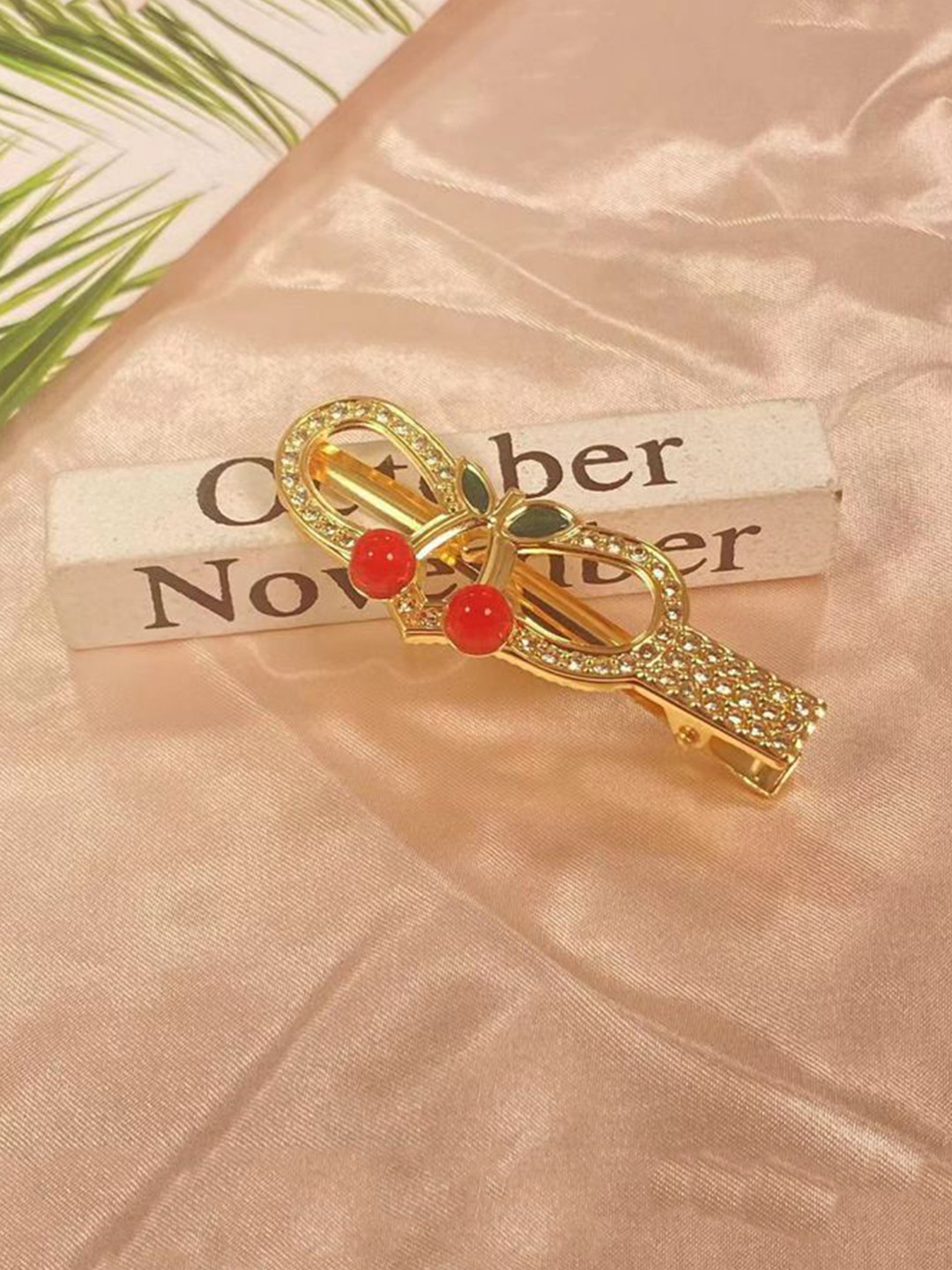 Stoln Women Love Heart Diamond Cherry Claw Clip Claw Clip