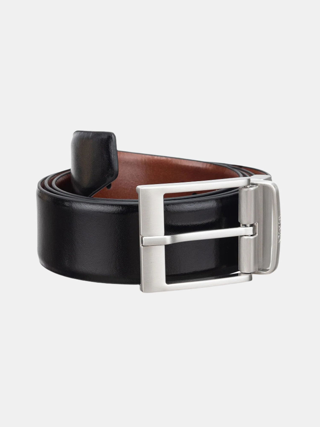 GIOIA Alaska Men Leather Reversible Wide Formal Belt