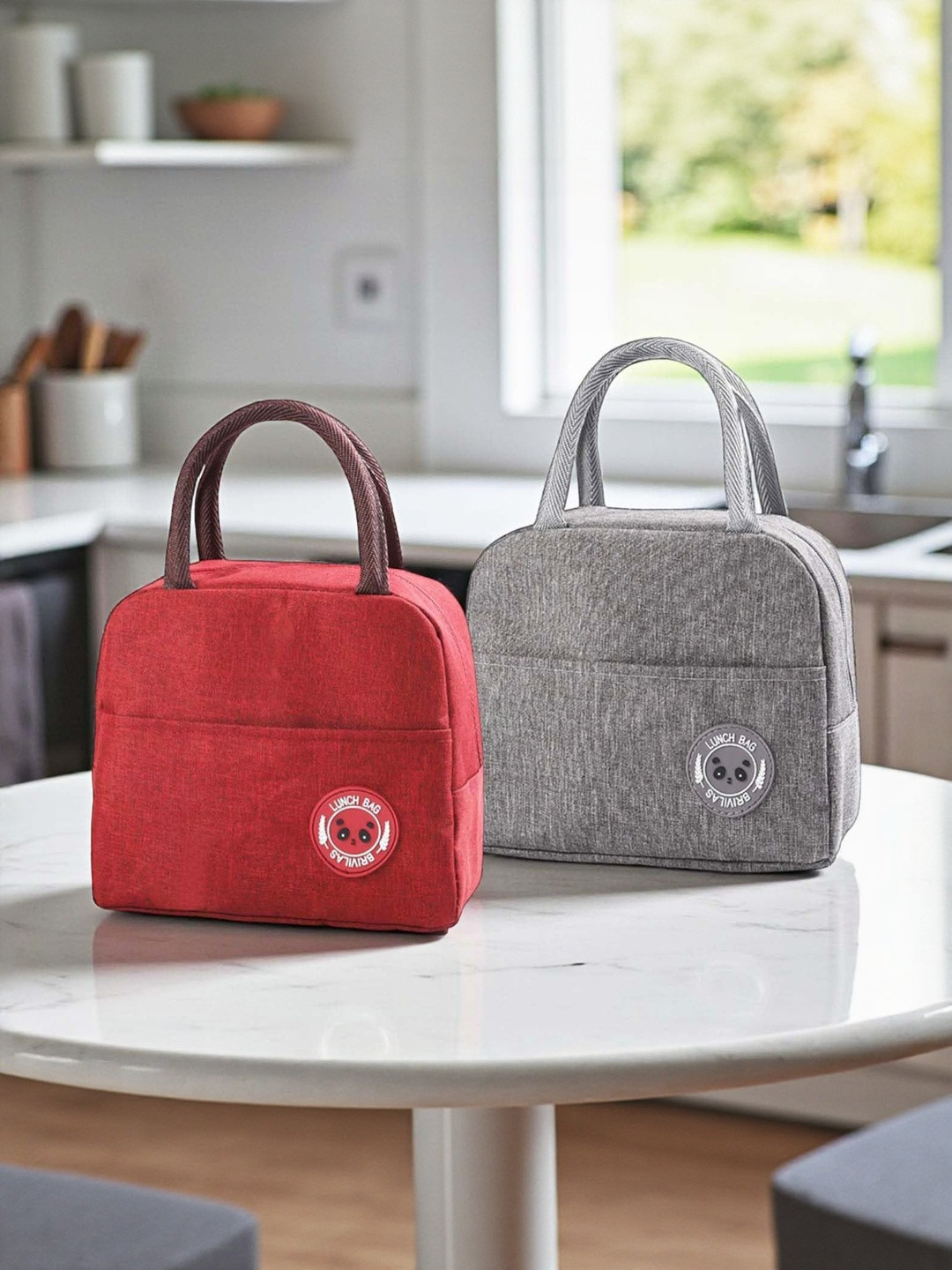 Go Hooked Set Of 2 Insulated School & Travel Lunch Bags