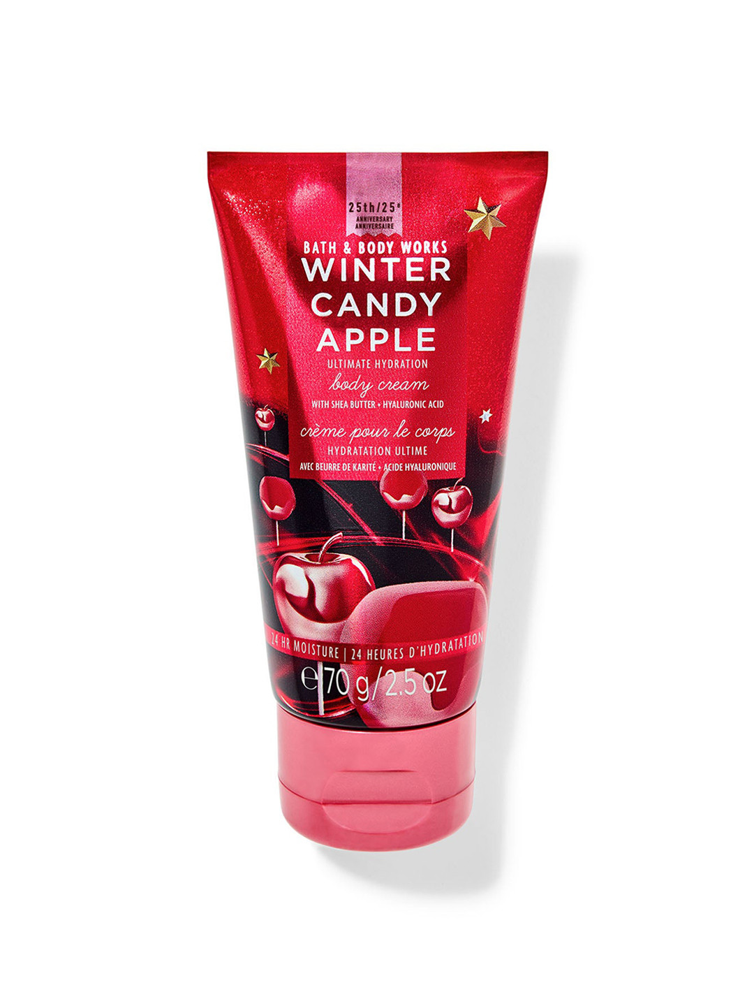 Bath & Body Works Winter Candy Apple Travel Size Ultimate Hydration Body Cream - 70 g