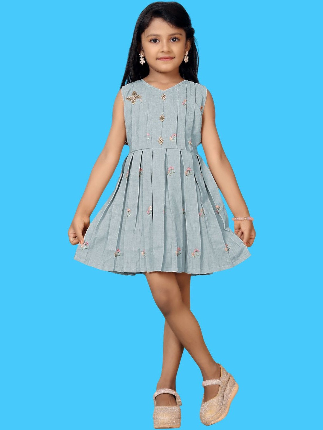 Satjal Fab A-Line Fit And Flare Dress