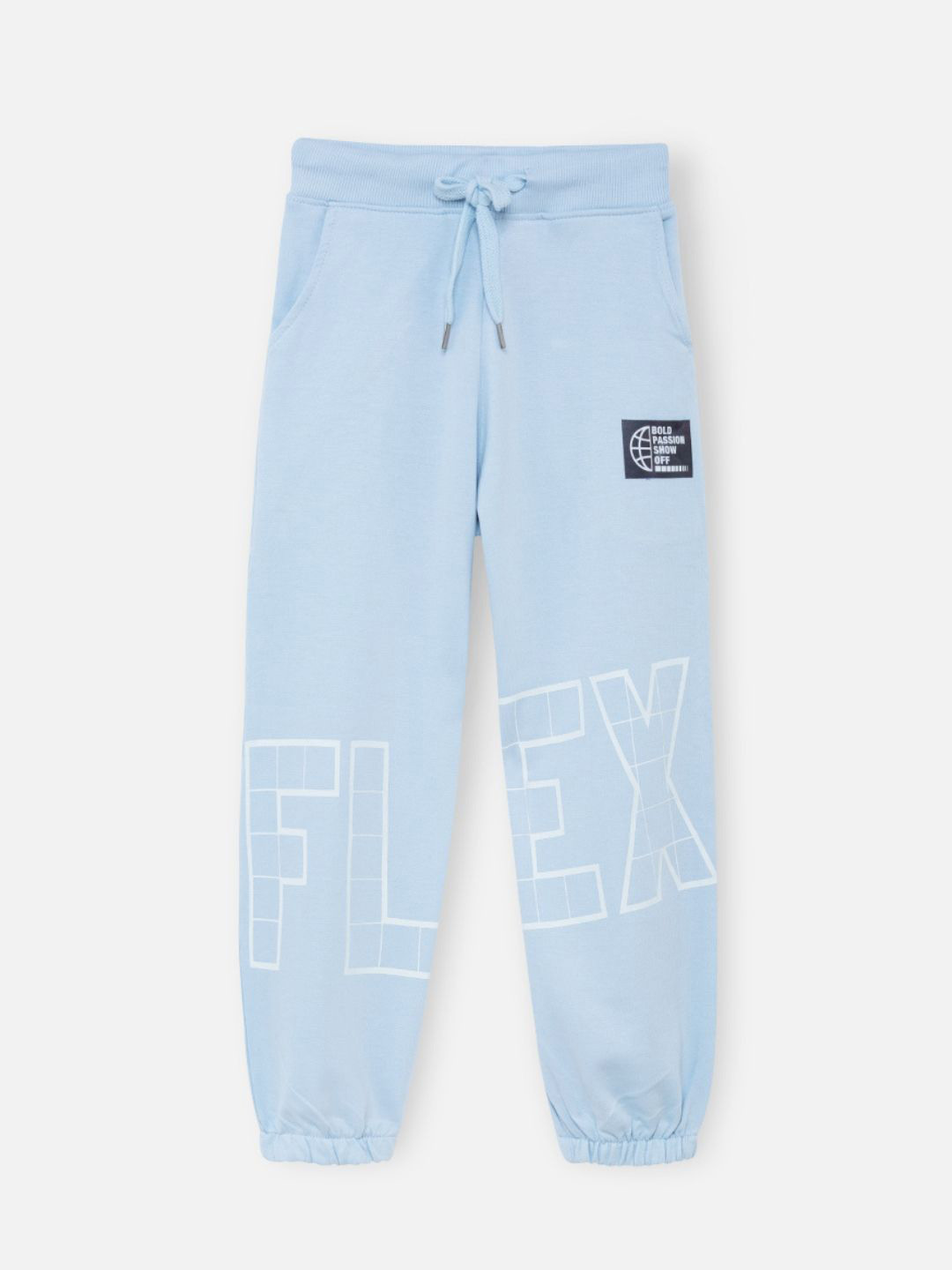 Nap Chief Kids Unisex Flex Printed Pure Cotton Mid-Rise Joggers
