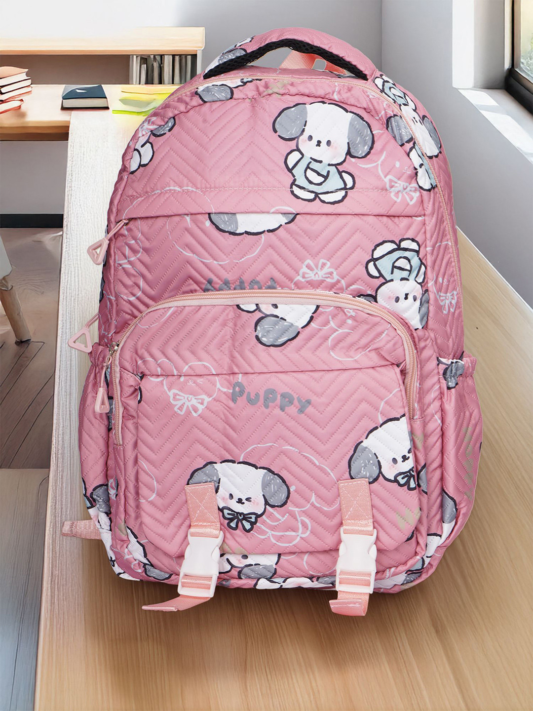 Kids On Board Kids Graphic Printed Backpack