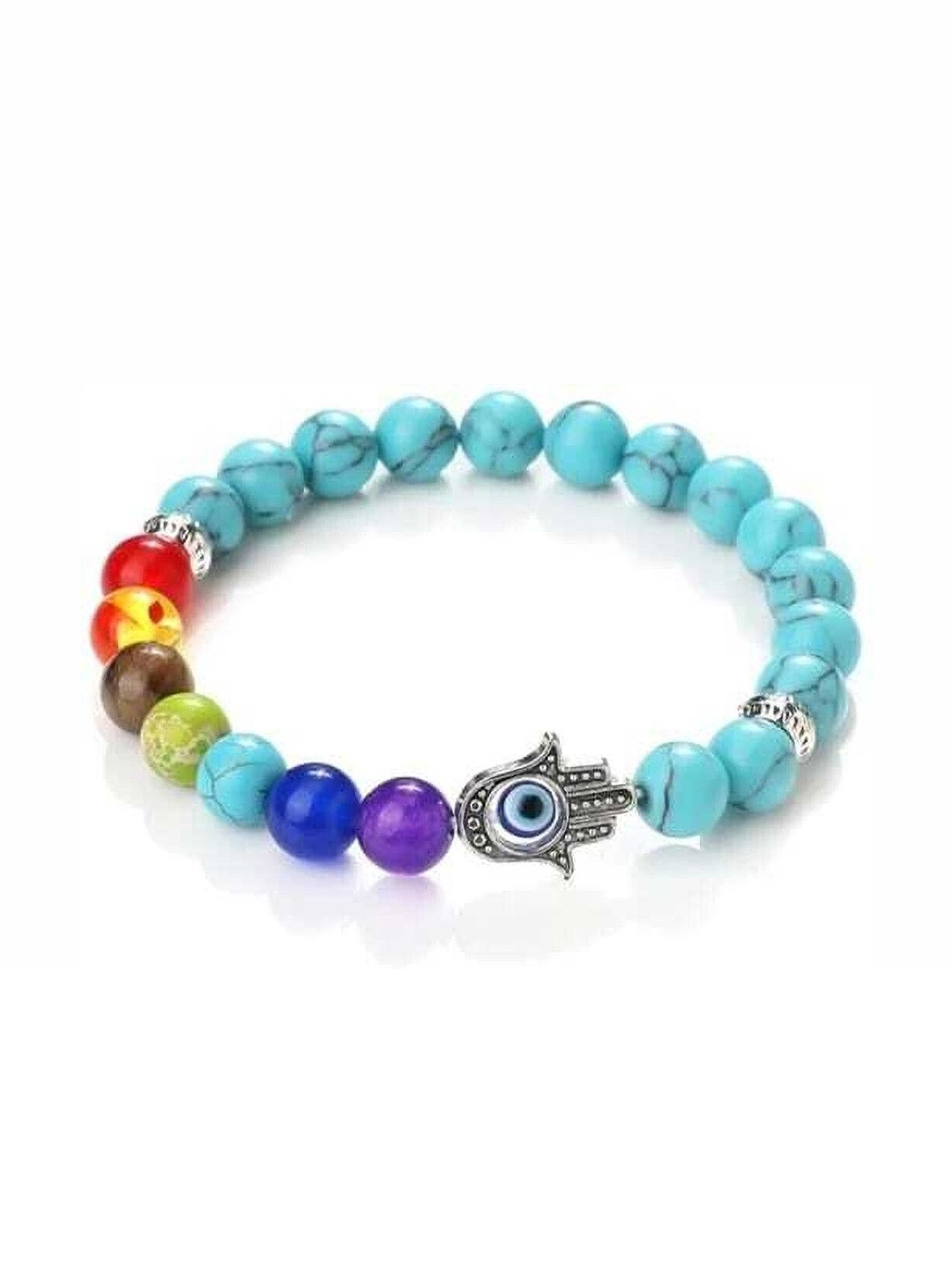 Sukhad Unisex Stone Charm Bracelet