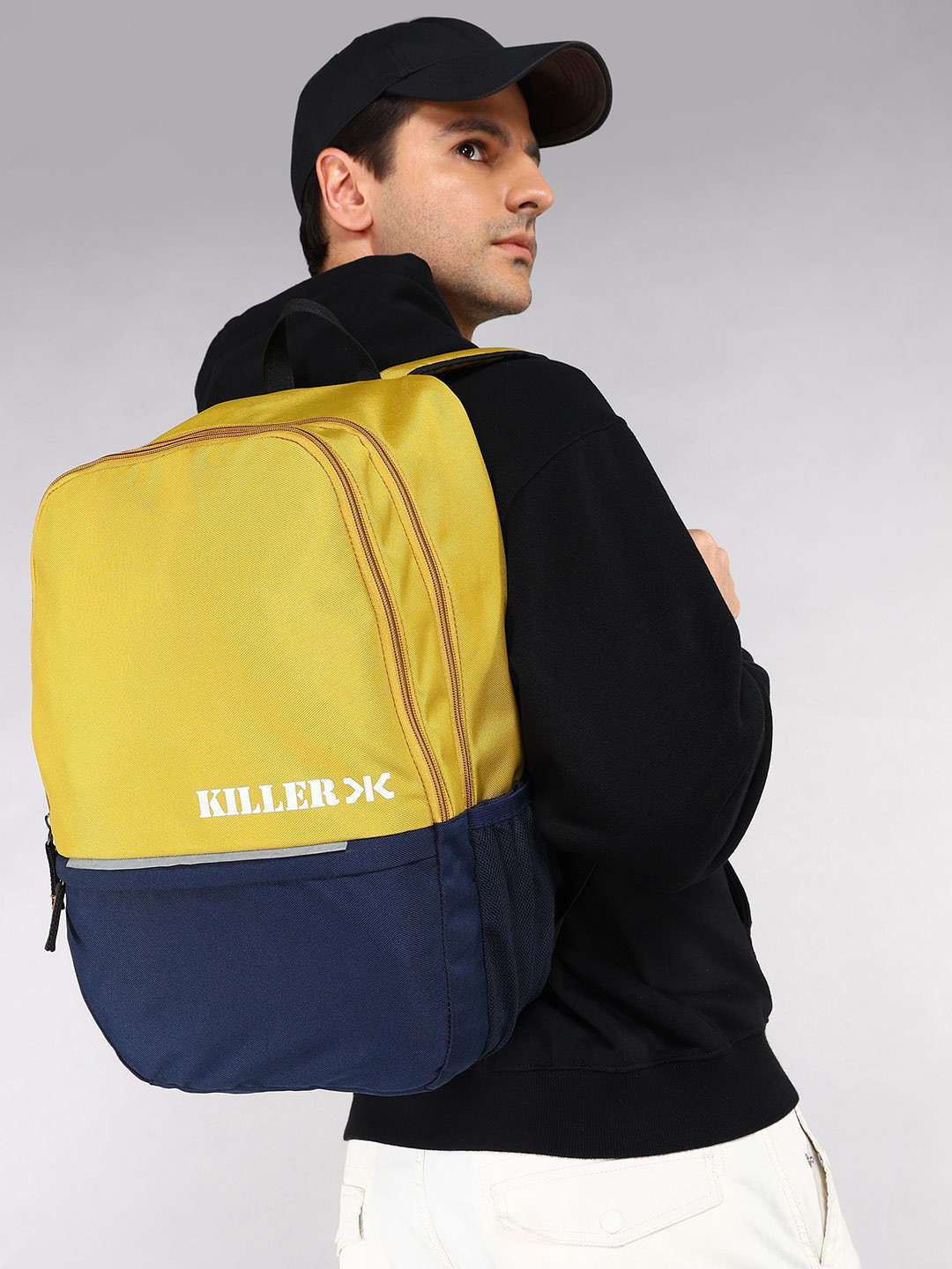 Killer Brand Logo Printed Backpack with Compression Straps