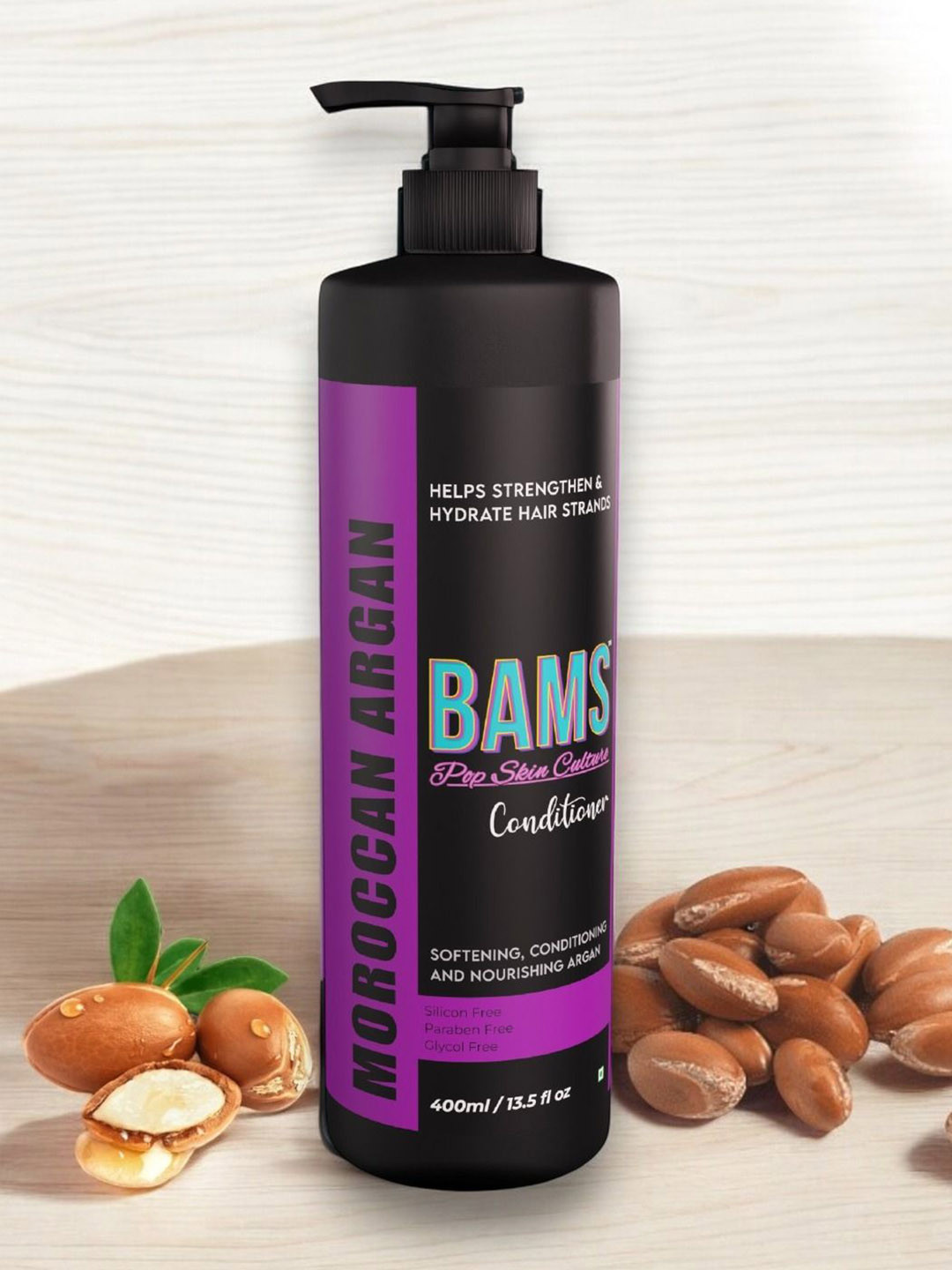 BAMS POP SKIN CULTURE Moroccan Argan Conditioner - 400 ml