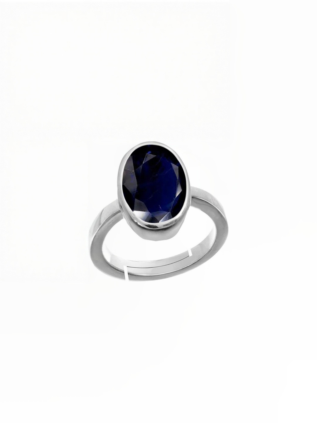 RAVIOUR LIFESTYLE Unisex Alloy Finger Ring with Blue Stone