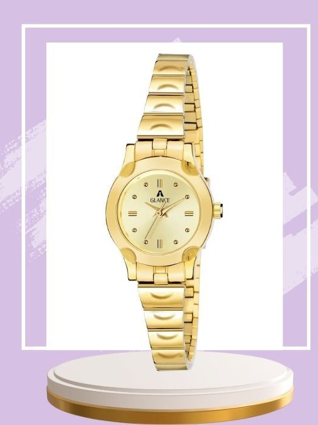 Aglance Unisex Bracelet Style Straps Analogue Watch New560_8019ym01