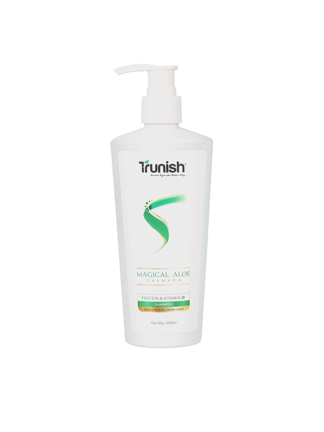Trunish Magical Aloe Shampoo With Protein & Vitamin D - 200 ml