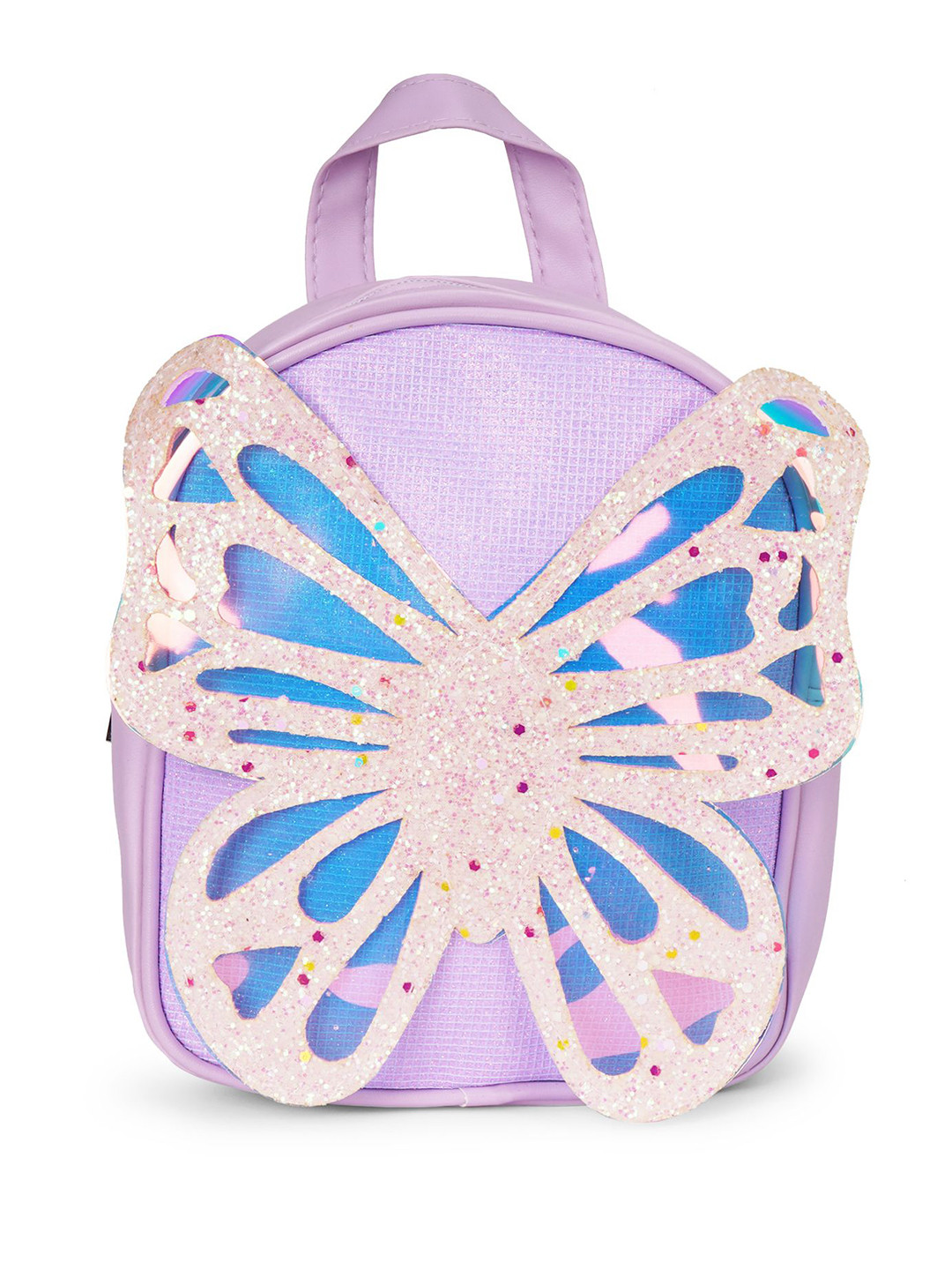 Kids On Board Girls 3D Butterfly Embellished Water Resistant Backpack