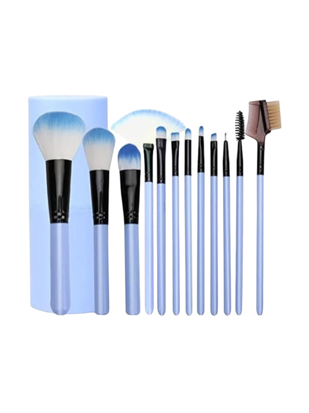 Barash Set Of 12 Soft Bristles Makeup Brush Set