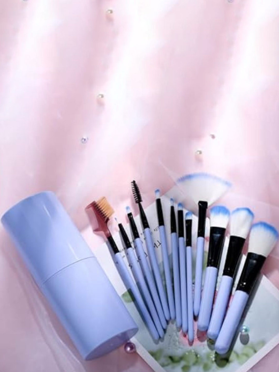 Ashvinenterprises Set Of 12 Soft Bristles Makeup Brush Set