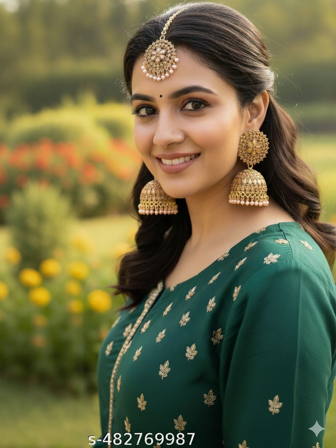 Eyes Blings Women Alloy Jhumkas
