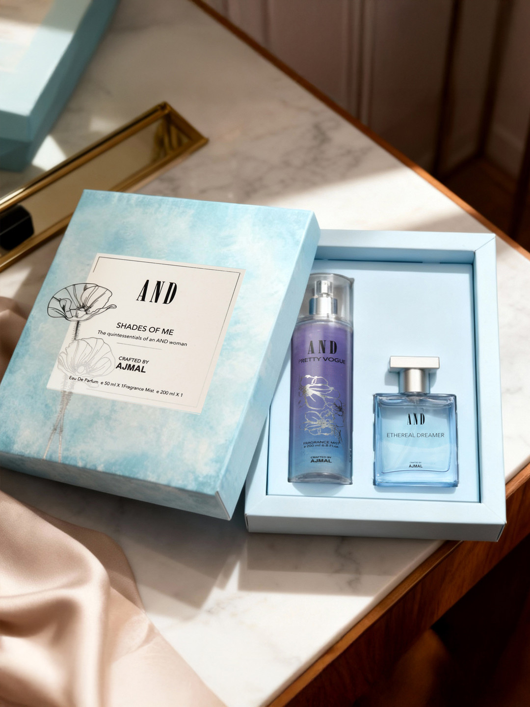 AND Shades of me Plum Patchouli Women Soft Scent long lasting Perfume Gift Pack - 250ml