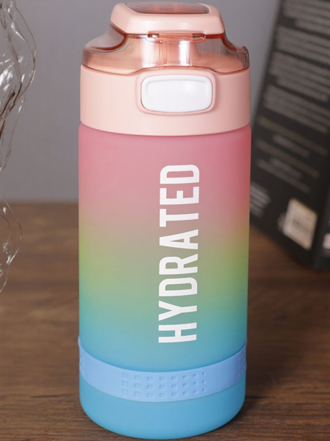 AARVI DECOR STUDIO Pink Single Plastic Solid Water Bottle